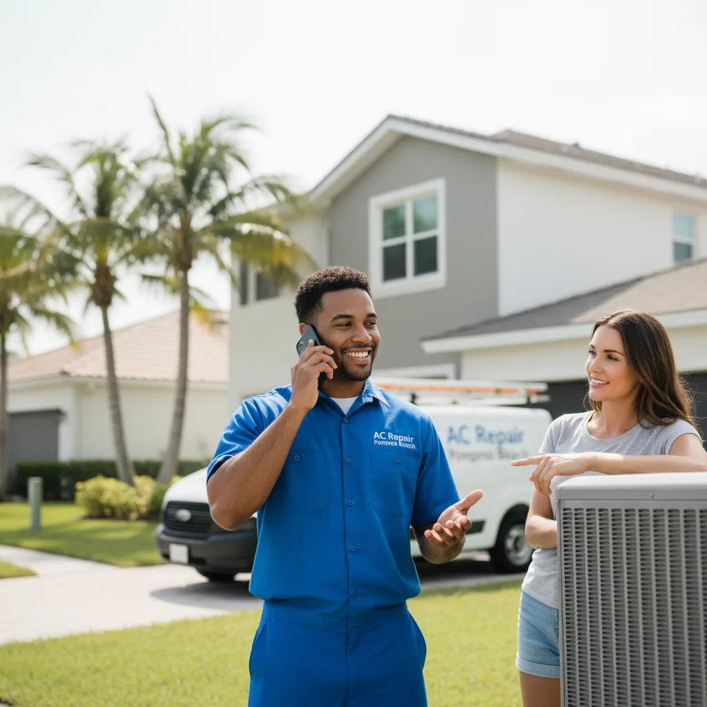 AC Repair Pompano Beach customer support in Warrior